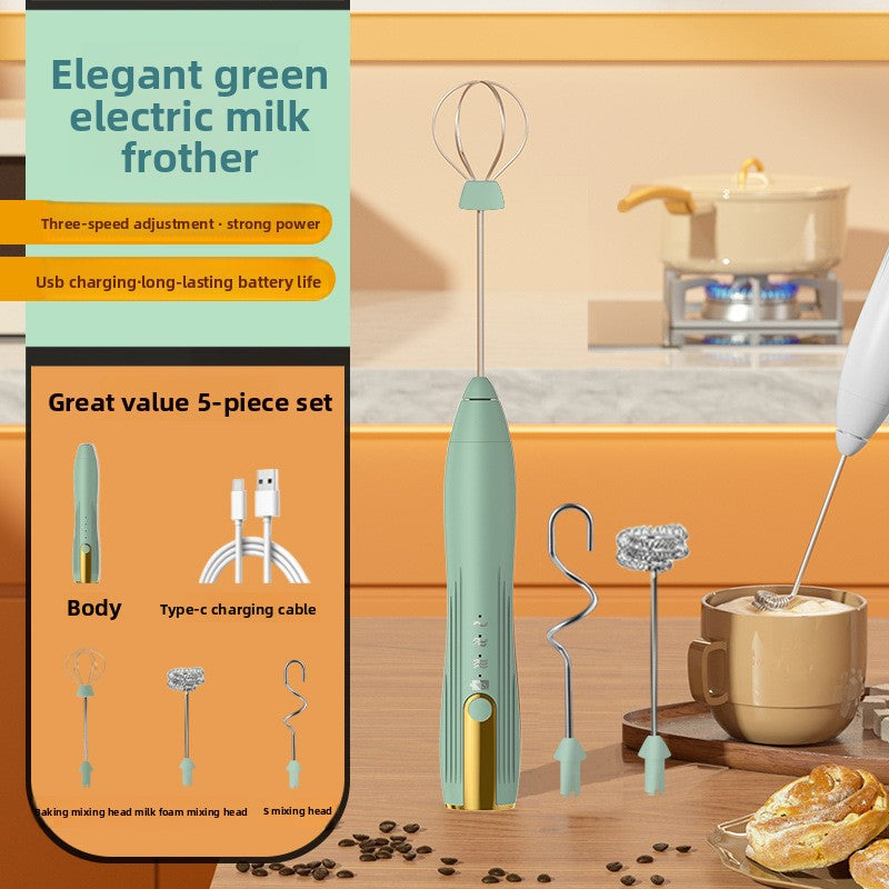 Handheld Electric Milk Frother and Mixer