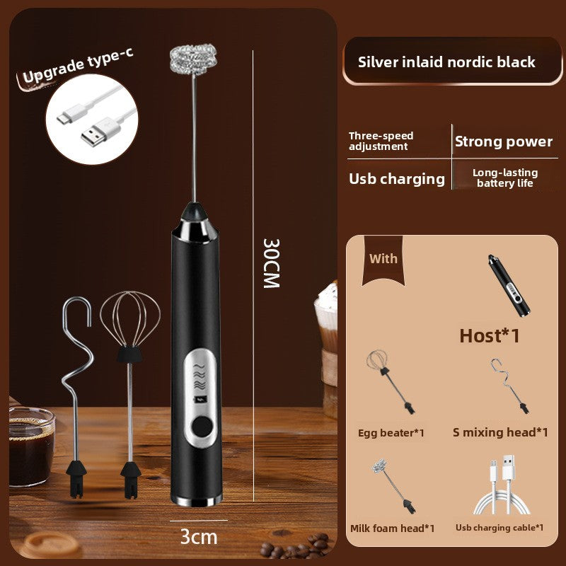 Handheld Electric Milk Frother and Mixer
