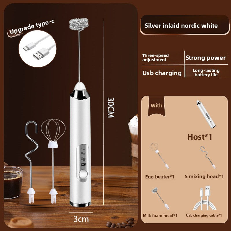 Handheld Electric Milk Frother and Mixer