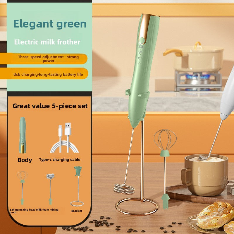 Handheld Electric Milk Frother and Mixer