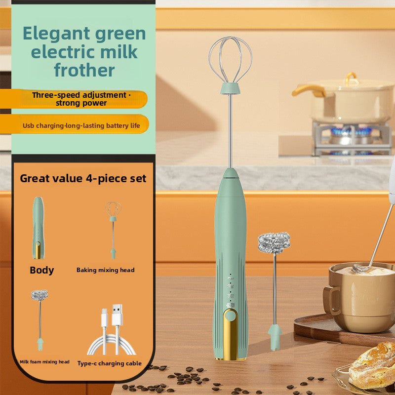 Handheld Electric Milk Frother and Mixer